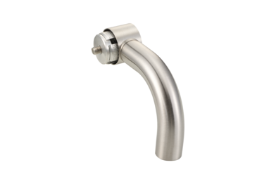 KWS End support 8309 in finish 82 (stainless steel, matte), direction left