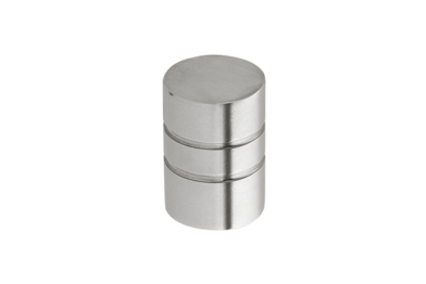 KWS Decorative end cap cylinder 8891 in finish 82 (stainless steel, matte)