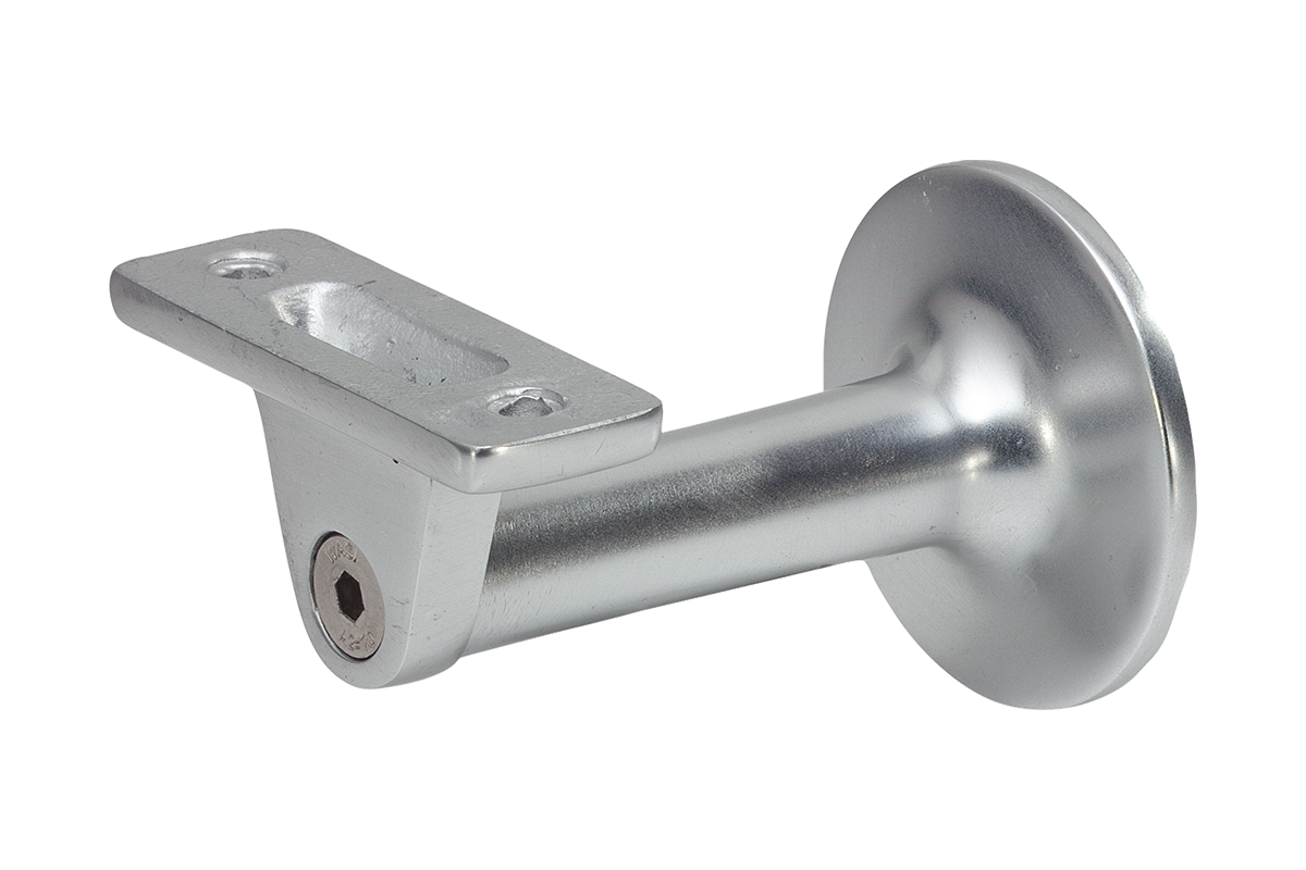 KWS Handrail support 4537 in finish 31 (aluminium, KWS 1 silver anodised)